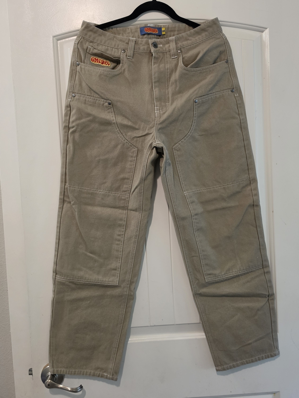 Empyre Double Knee Khaki Canvas Skate Pants size 30